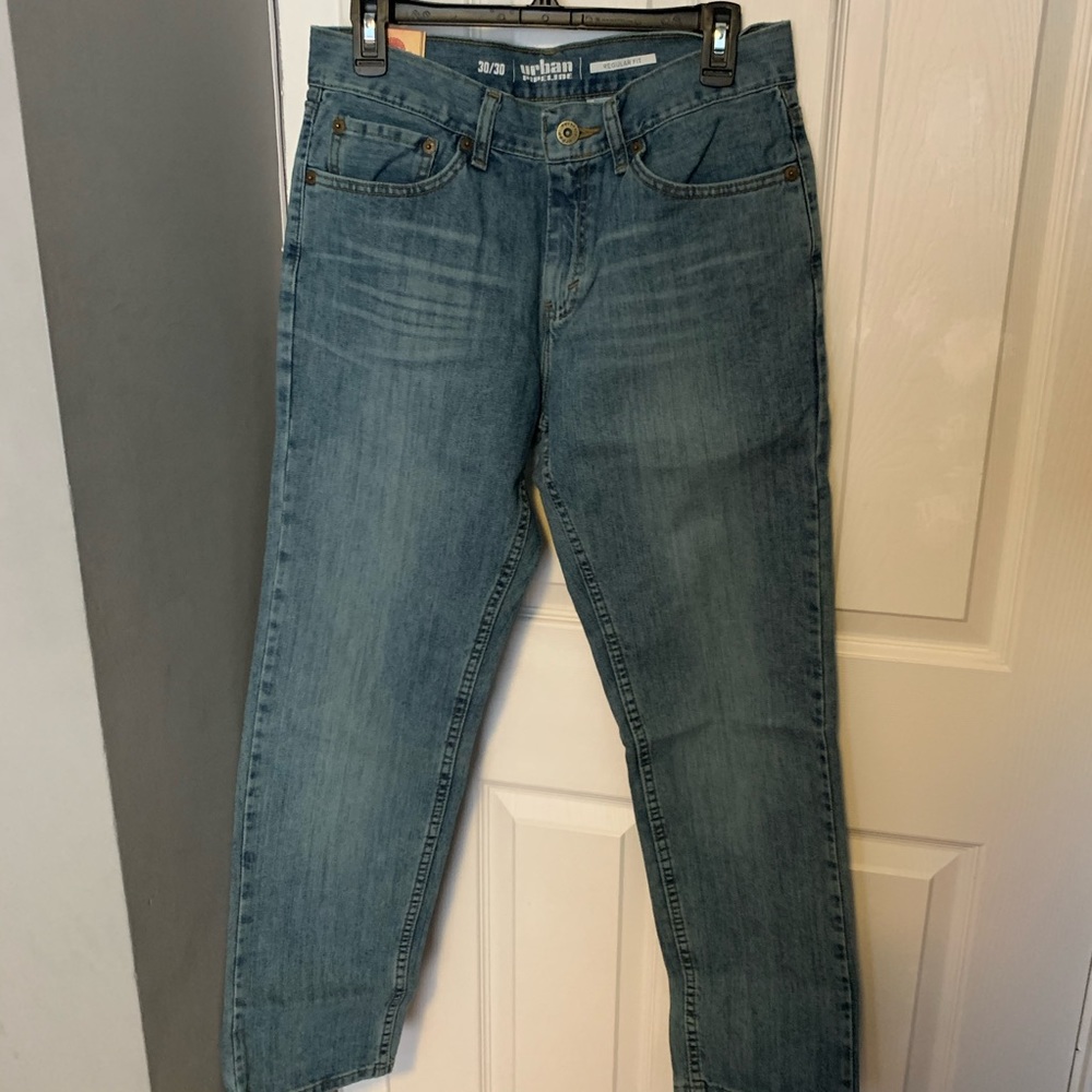 Jean Urban Pipeline Waist 30 Length 30 Blue